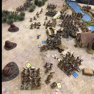 Описание картинки Игровое поле "Степь" bm021 6'х4' от WargamePrint по цене 3 450руб | Свободный Рынок Миниатюр - СРМ
