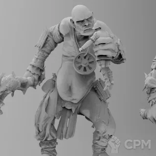 Описание картинки Ork Giant от Naggaroth Night по цене 2 500руб | Свободный Рынок Миниатюр - СРМ