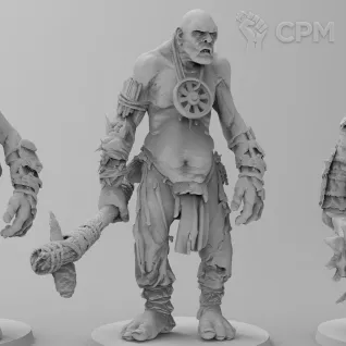 Описание картинки Ork Giant от Naggaroth Night по цене 2 500руб | Свободный Рынок Миниатюр - СРМ