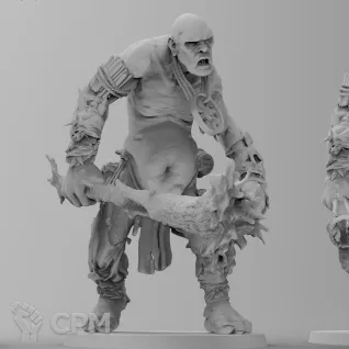 Описание картинки Ork Giant от Naggaroth Night по цене 2 500руб | Свободный Рынок Миниатюр - СРМ