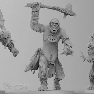 Описание картинки Ork Giant от Naggaroth Night по цене 2 500руб | Свободный Рынок Миниатюр - СРМ