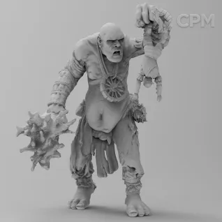 Описание картинки Ork Giant от Naggaroth Night по цене 2 500руб | Свободный Рынок Миниатюр - СРМ