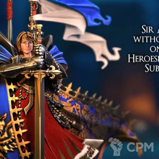 Описание картинки Bretonnia Sir Agravain No Helmet от Barduck Miniatures по цене 490руб | Свободный Рынок Миниатюр - СРМ