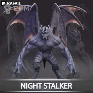 Описание картинки Night Stalker от Naggaroth Night по цене 500руб | Свободный Рынок Миниатюр - СРМ