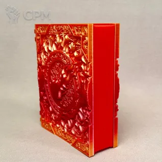 Описание картинки Коробка для карт и кубиков Книга Магии Огня от Миниатюры и фигурки по цене 1 105руб | Свободный Рынок Миниатюр - СРМ