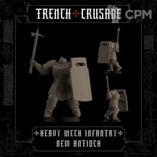 Описание картинки Heavy Mech Infantry от 3Д-Печка по цене 450руб | Свободный Рынок Миниатюр - СРМ