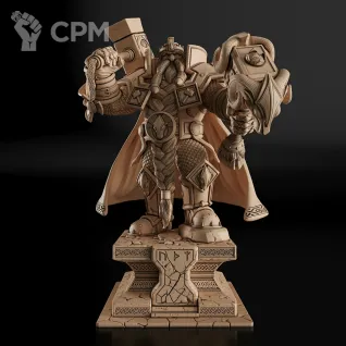 Описание картинки Magni Bronzebeard Фигурка (World of Warcraft) от GAS3TXD  по цене 4 300руб | Свободный Рынок Миниатюр - СРМ
