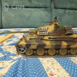 Описание картинки Радиоуправляемый танк King Tiger в масштабе 1:16 от Эктелион по цене 18 000руб | Свободный Рынок Миниатюр - СРМ