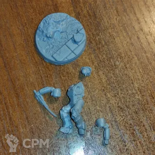 Описание картинки T-51 с Шишкебабом от Dwarf Pirate Foundry по цене 300руб | Свободный Рынок Миниатюр - СРМ