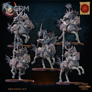 Описание картинки Nukuja Knights Unit от PocketSized Prints по цене 2 100руб | Свободный Рынок Миниатюр - СРМ