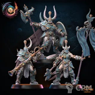 Описание картинки Nukuja Warriors от PocketSized Prints по цене 750руб | Свободный Рынок Миниатюр - СРМ