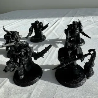 Описание картинки Blightlord Terminators от mak6389 по цене 900руб | Свободный Рынок Миниатюр - СРМ