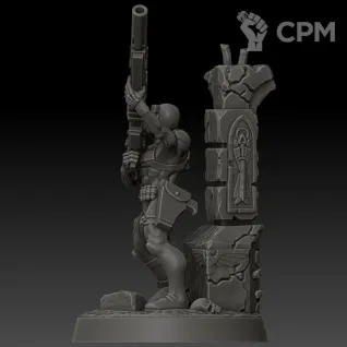 Описание картинки Виндикар Ассасин/Vindicare Assassin от rosa_3d по цене 285руб | Свободный Рынок Миниатюр - СРМ