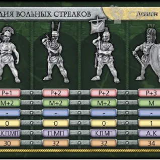 Описание картинки Легион Юпитер (Римляне) - Отряд Битвы Fantasy от Кот и Ворон по цене 160руб | Свободный Рынок Миниатюр - СРМ