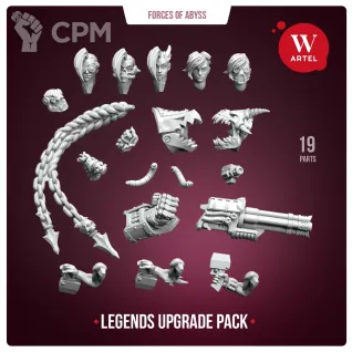 Описание картинки Части для миниатюр Legends upgrade pack от Артель W по цене 400руб | Свободный Рынок Миниатюр - СРМ