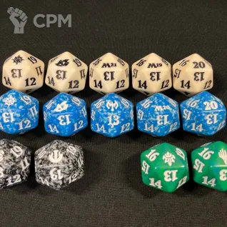 Описание картинки MTG Life Counters (D20) от Барахолка Баллиоза по цене 80руб | Свободный Рынок Миниатюр - СРМ