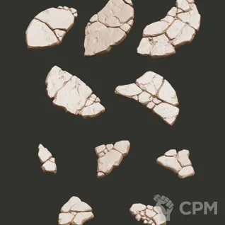 Описание картинки Broken Concrete от Орки с наГорки по цене 150руб | Свободный Рынок Миниатюр - СРМ