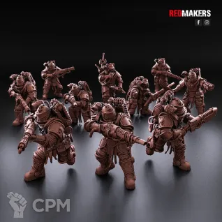 Описание картинки Squad of the Imperial Force от AxeL's Forge по цене 150руб | Свободный Рынок Миниатюр - СРМ