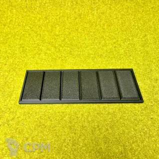 Описание картинки Movements tray для баз 25х50мм 6х1 (1шт) от Миниатюры и фигурки по цене 75руб | Свободный Рынок Миниатюр - СРМ