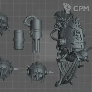 Описание картинки Foetid Bloat-drone от Knight of Light по цене 800руб | Свободный Рынок Миниатюр - СРМ