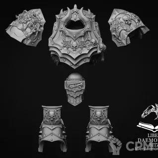 Описание картинки Armour model Vetustus type Noctis от LDBits по цене 968руб | Свободный Рынок Миниатюр - СРМ