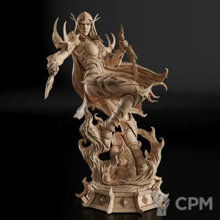 Описание картинки Sylvanas Windrunner Фигурка (World of Warcraft) от GAS3TXD  по цене 4 400руб | Свободный Рынок Миниатюр - СРМ