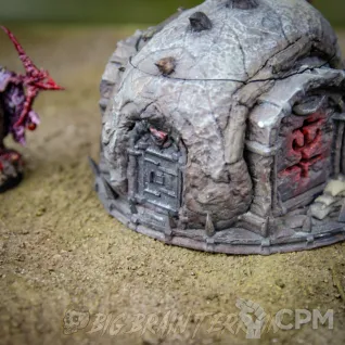 Описание картинки Черепо-бункер ✠ Силы Ада ✠ TRENCH CRUSADE от Big Brain Terrain по цене 1 850руб | Свободный Рынок Миниатюр - СРМ