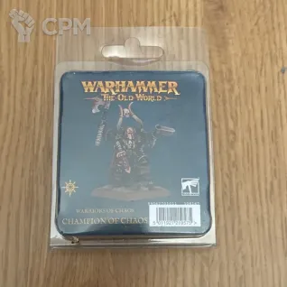 Описание картинки Champion of Chaos with Additional Hand Weapon от zurdo по цене 2 000руб | Свободный Рынок Миниатюр - СРМ