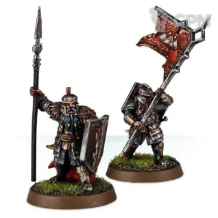 Описание картинки Iron Hills Dwarf Warriors banner от Хитрый гретчин  по цене 300руб | Свободный Рынок Миниатюр - СРМ