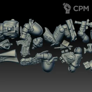 Описание картинки Lieutenant Zakariah (Scan) от AxeL's Forge по цене 225руб | Свободный Рынок Миниатюр - СРМ