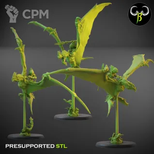 Описание картинки Ripperdactyl Riders 6+1 от Kapers Point по цене 3 150руб | Свободный Рынок Миниатюр - СРМ