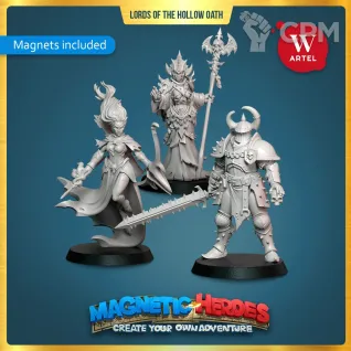 Описание картинки Комплект миниатюр Lords of the Hollow Oath от Артель W по цене 2 000руб | Свободный Рынок Миниатюр - СРМ