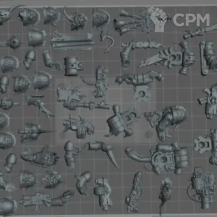 Описание картинки Plague Marines 10 шт от Knight of Light по цене 1 400руб | Свободный Рынок Миниатюр - СРМ