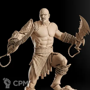 Описание картинки Kratos Фигурка (God of War) от GAS3TXD  по цене 4 100руб | Свободный Рынок Миниатюр - СРМ
