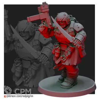 Описание картинки Traitor Guardsmen от Печатный подвальчик по цене 595руб | Свободный Рынок Миниатюр - СРМ