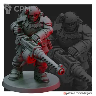 Описание картинки Traitor Guardsmen от Печатный подвальчик по цене 595руб | Свободный Рынок Миниатюр - СРМ