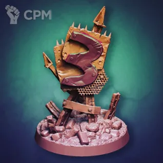 Описание картинки Objective markers Ork's. от Shizoface по цене 800руб | Свободный Рынок Миниатюр - СРМ
