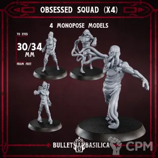 Описание картинки Obsessed Squad от Manufactorum76 по цене 640руб | Свободный Рынок Миниатюр - СРМ