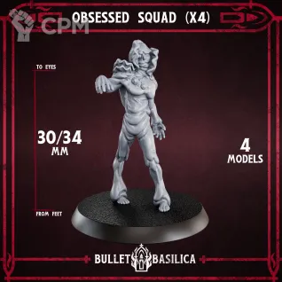 Описание картинки Obsessed Squad от Manufactorum76 по цене 640руб | Свободный Рынок Миниатюр - СРМ