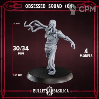 Описание картинки Obsessed Squad от Manufactorum76 по цене 640руб | Свободный Рынок Миниатюр - СРМ