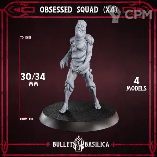 Описание картинки Obsessed Squad от Manufactorum76 по цене 640руб | Свободный Рынок Миниатюр - СРМ