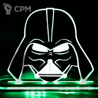 Описание картинки Декоративный светильник Darth Vader от Строго по-Имперски по цене 4 000руб | Свободный Рынок Миниатюр - СРМ