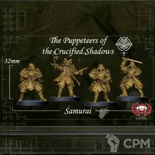 Описание картинки Samurai  (Trench Crusade) от LDBits по цене 2 059руб | Свободный Рынок Миниатюр - СРМ