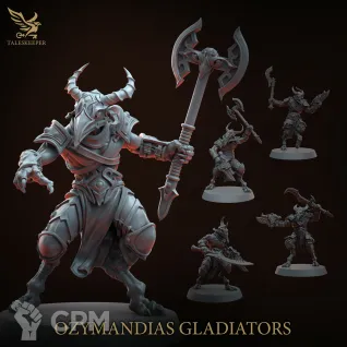 Описание картинки OZYMANDIAS GLADIATORS от Manufactorum76 по цене 800руб | Свободный Рынок Миниатюр - СРМ