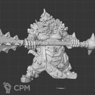 Описание картинки Ogre Tyrant Bruise от White Rhino по цене 399руб | Свободный Рынок Миниатюр - СРМ