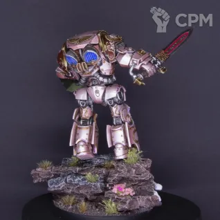 Описание картинки Adeptus Custodes Galatus Dreadnought от Brushsinger по цене 10 230руб | Свободный Рынок Миниатюр - СРМ