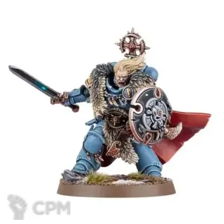Описание картинки Wolf Guard Battle Leader от Salamanders Anvil по цене 400руб | Свободный Рынок Миниатюр - СРМ