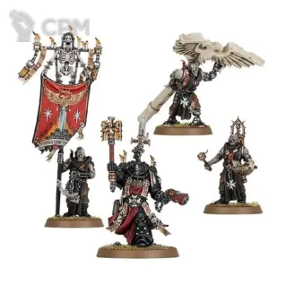 Описание картинки Chaplain Grimaldus and Retinue (Scan) от Salamanders Anvil по цене 650руб | Свободный Рынок Миниатюр - СРМ