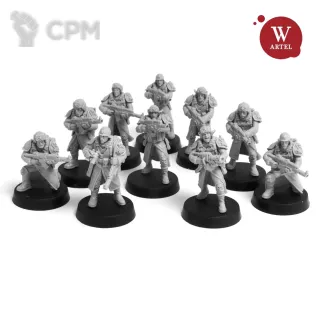 Описание картинки Einherjar`s Kamrades Tactical Squad от Артель W по цене 3 850руб | Свободный Рынок Миниатюр - СРМ