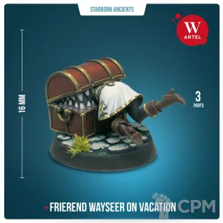 Описание картинки Миниатюра Frierend Wayseer on vacation от Артель W по цене 850руб | Свободный Рынок Миниатюр - СРМ